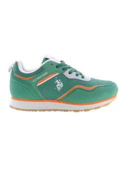 Grüne U.S. POLO Sneakers für Jungen mieten | Flex-Fashion