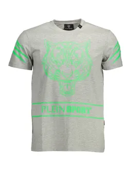 Plein Sport Herren KURZARM-T-SHIRT Grau | online kaufen