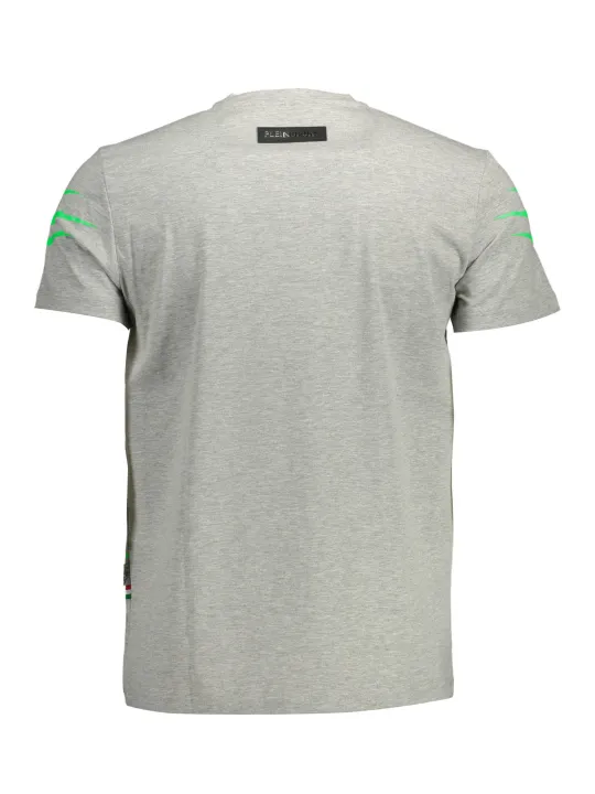 Plein Sport Herren KURZARM-T-SHIRT Grau | online kaufen