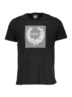 GIAN MARCO VENTURI Herren KURZARM-T-SHIRT Schwarz