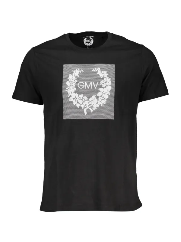 GIAN MARCO VENTURI Herren KURZARM-T-SHIRT Schwarz