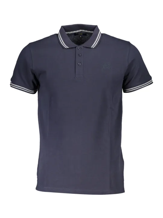 Cavalli Class Herren KURZARM-POLOSHIRT Blau | online kaufen