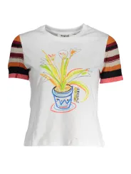 Desigual Damen KURZARM-T-SHIRT Weiß | online kaufen