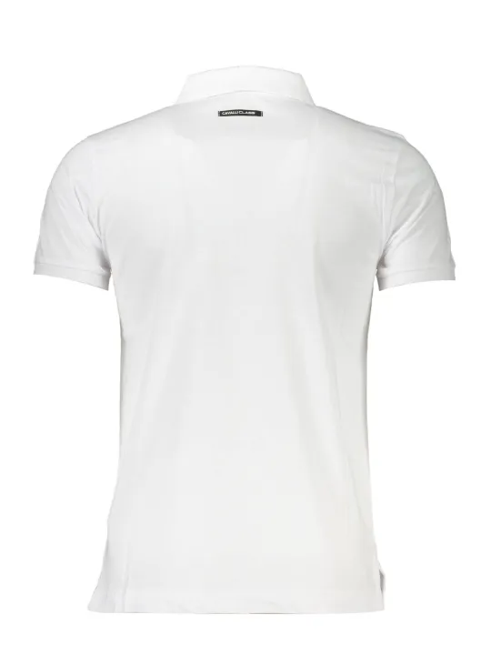 Cavalli Class Herren KURZARM-POLOSHIRT Weiß | online kaufen