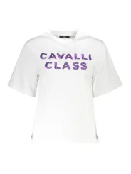 Cavalli Class Damen KURZARM-T-SHIRT Weiß | online kaufen