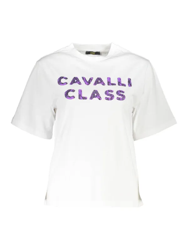 Cavalli Class Damen KURZARM-T-SHIRT Weiß | online kaufen
