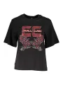 Cavalli Class Damen KURZARM-T-SHIRT Schwarz | online kaufen