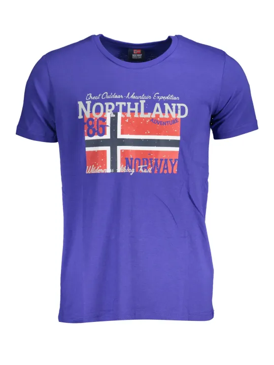 NORWAY 1963 Herren KURZARM-T-SHIRT Blau | online kaufen