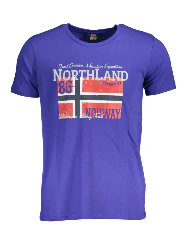 NORWAY 1963 Herren KURZARM-T-SHIRT Blau | online kaufen