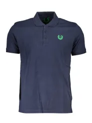 GIAN MARCO VENTURI Herren KURZARM-POLOSHIRT Blau