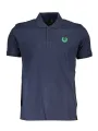 GIAN MARCO VENTURI Herren KURZARM-POLOSHIRT Blau