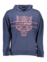Plein Sport Herren LANGARM-KAPUZENPULLOVER Blau