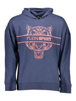 Plein Sport Herren LANGARM-KAPUZENPULLOVER Blau