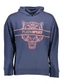 Plein Sport Herren LANGARM-KAPUZENPULLOVER Blau