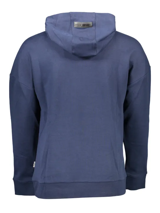 Plein Sport Herren LANGARM-KAPUZENPULLOVER Blau
