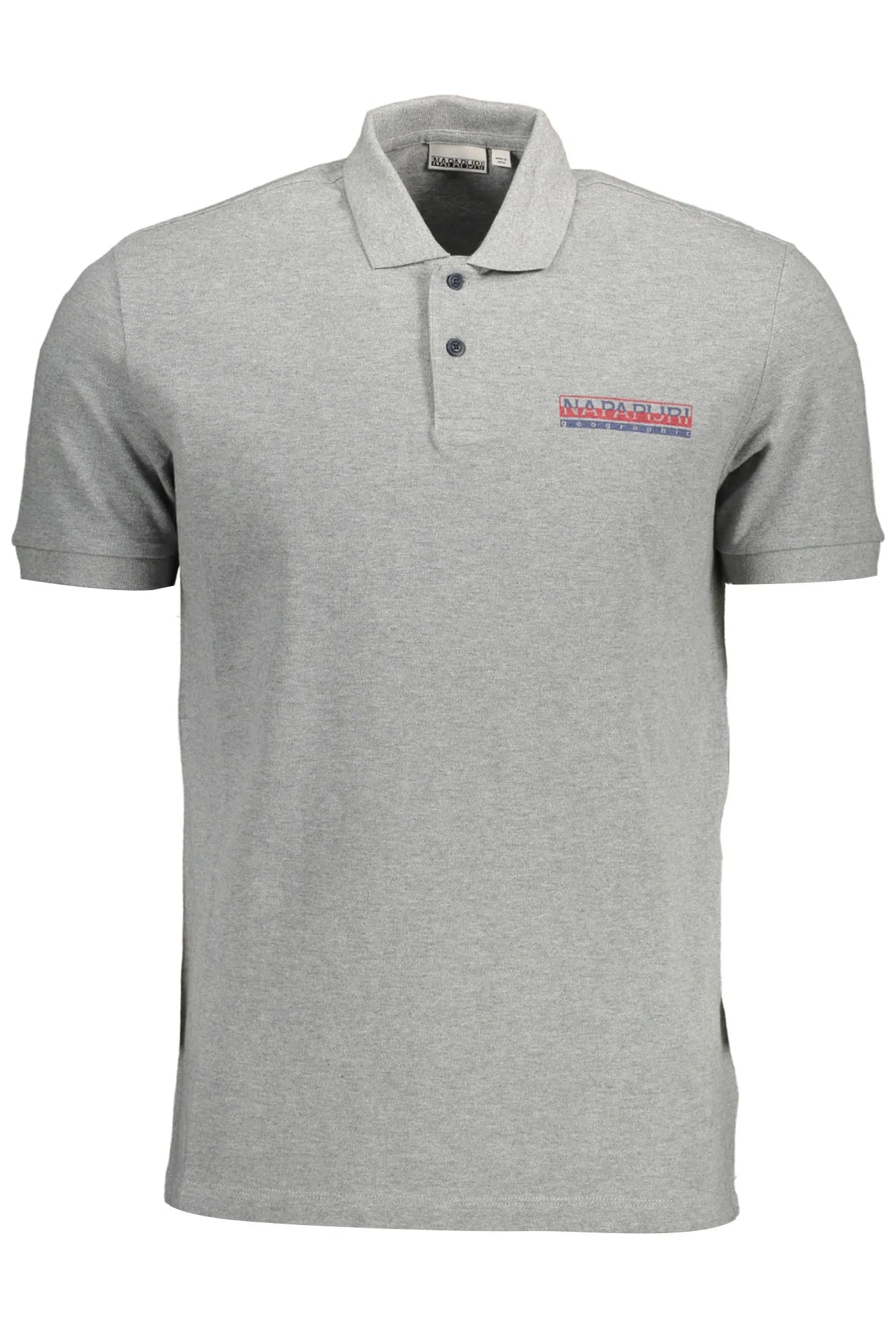 Herren KURZARM-POLO Grau NP0A4EZIERISSS_BA29437_GRIGIO160