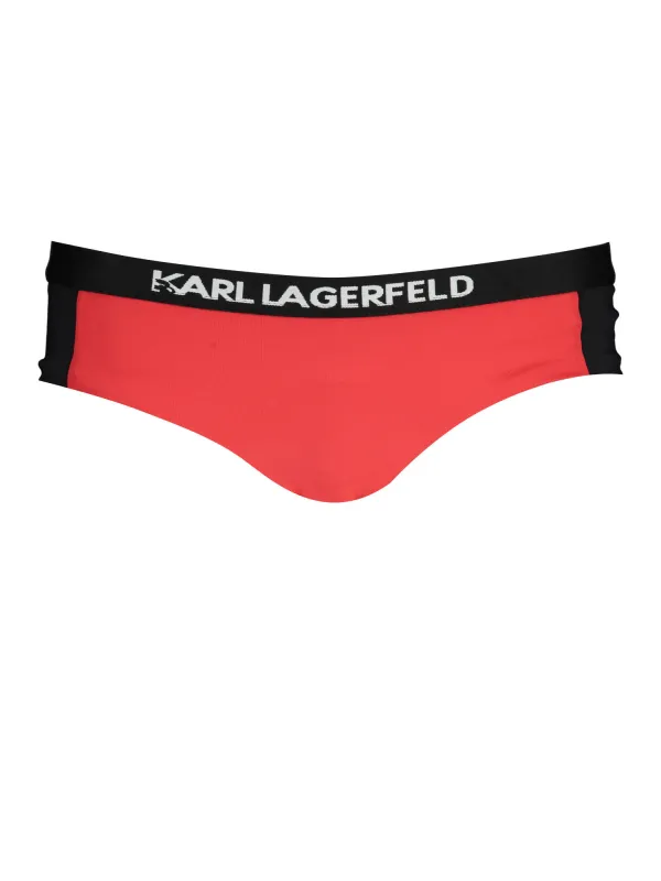Karl Lagerfeld Beachwear Damen BADESHORTS Rot