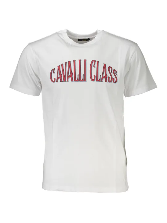 Cavalli Class Herren KURZARM-T-SHIRT Weiß | online kaufen