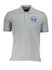 LA MARTINA Herren KURZARM-POLOSHIRT Grau | online kaufen