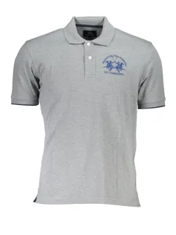 LA MARTINA Herren KURZARM-POLOSHIRT Grau | online kaufen
