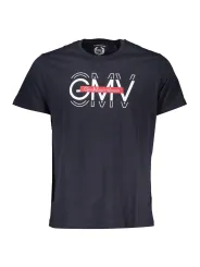 GIAN MARCO VENTURI Herren KURZARM-T-SHIRT Blau