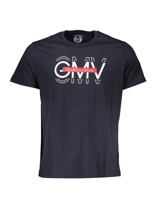 GIAN MARCO VENTURI Herren KURZARM-T-SHIRT Blau