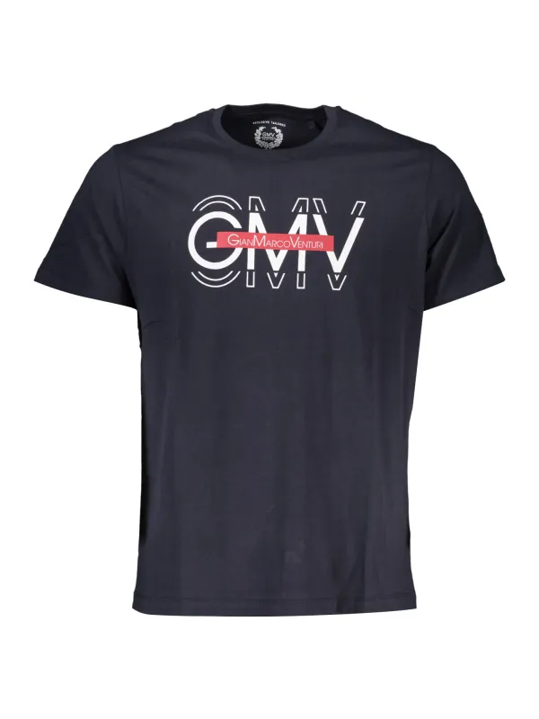 GIAN MARCO VENTURI Herren KURZARM-T-SHIRT Blau