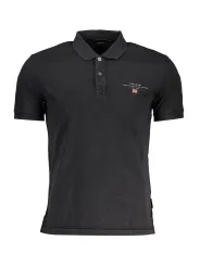 Napapijri Herren KURZARM-POLO Schwarz | online kaufen