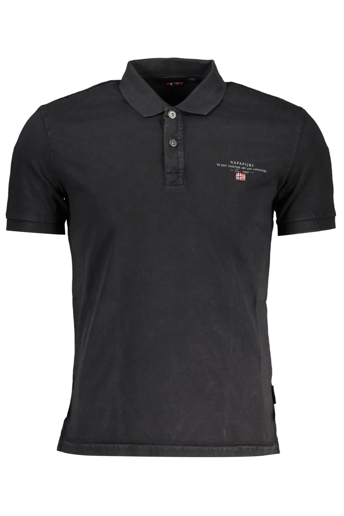 Herren KURZARM-POLO Schwarz NP0A4GB4ELBASJERSEY_D380ED7_NERO041