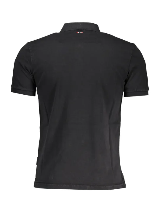Napapijri Herren KURZARM-POLO Schwarz | online kaufen