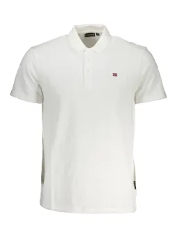 Napapijri Herren Poloshirt Weiß mieten | Flex-Fashion Verleih