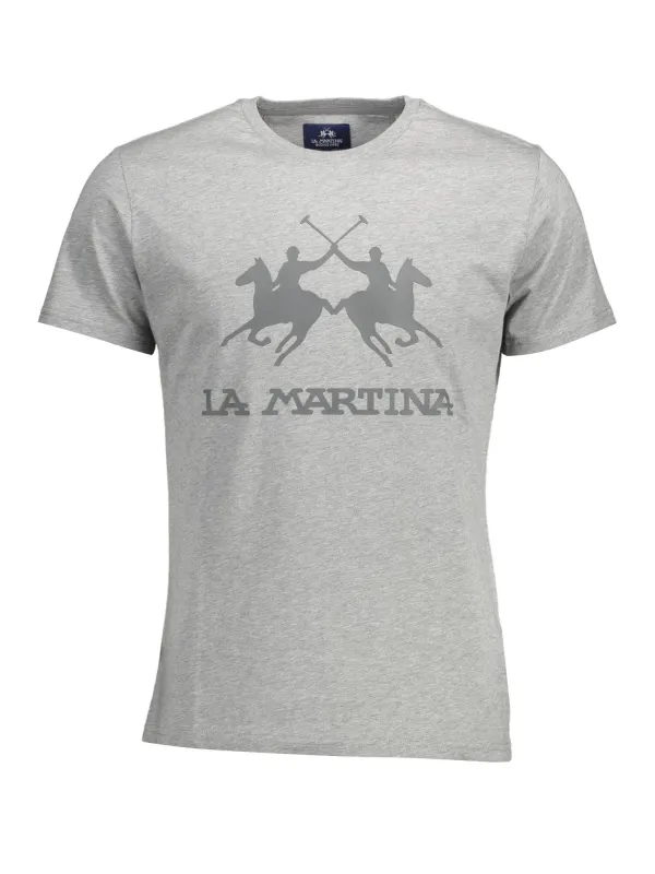LA MARTINA Herren KURZARM-T-SHIRT Grau | online kaufen