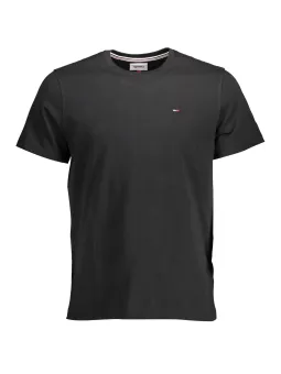 Tommy Hilfiger Herren T-Shirt Schwarz mieten - Flex-Fashion
