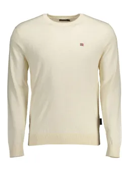 Napapijri Herren Langarmshirt 2XL Beige mieten bei Flex-Fashion