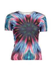 Desigual Damen KURZARM-T-SHIRT Blau | online kaufen