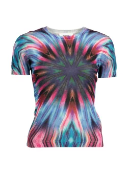 Desigual Damen T-Shirt Blau mieten | Flex-Fashion Verleih
