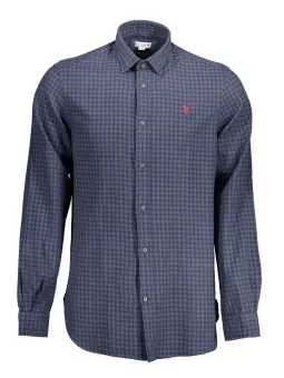 U.S. POLO Herrenhemd Blau leihen | Flex-Fashion Verleih