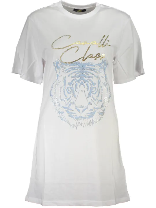 Cavalli Class Damen KURZARM-T-SHIRT Weiß | online kaufen