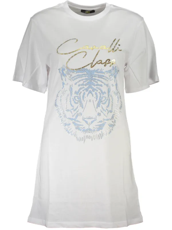 Cavalli Class Damen KURZARM-T-SHIRT Weiß | online kaufen