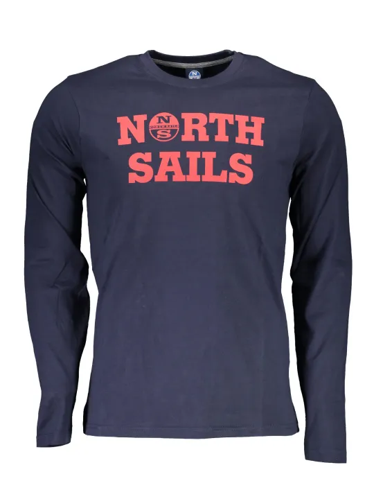 North Sails Herren LANGARM-T-SHIRT Blau | online kaufen