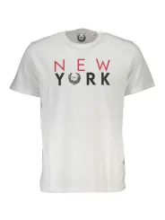 GIAN MARCO VENTURI Herren KURZARM-T-SHIRT Weiß