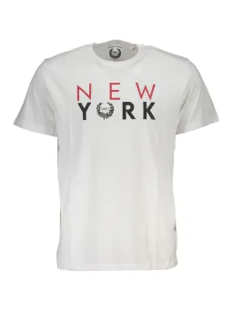 GIAN MARCO VENTURI Herren KURZARM-T-SHIRT Weiß