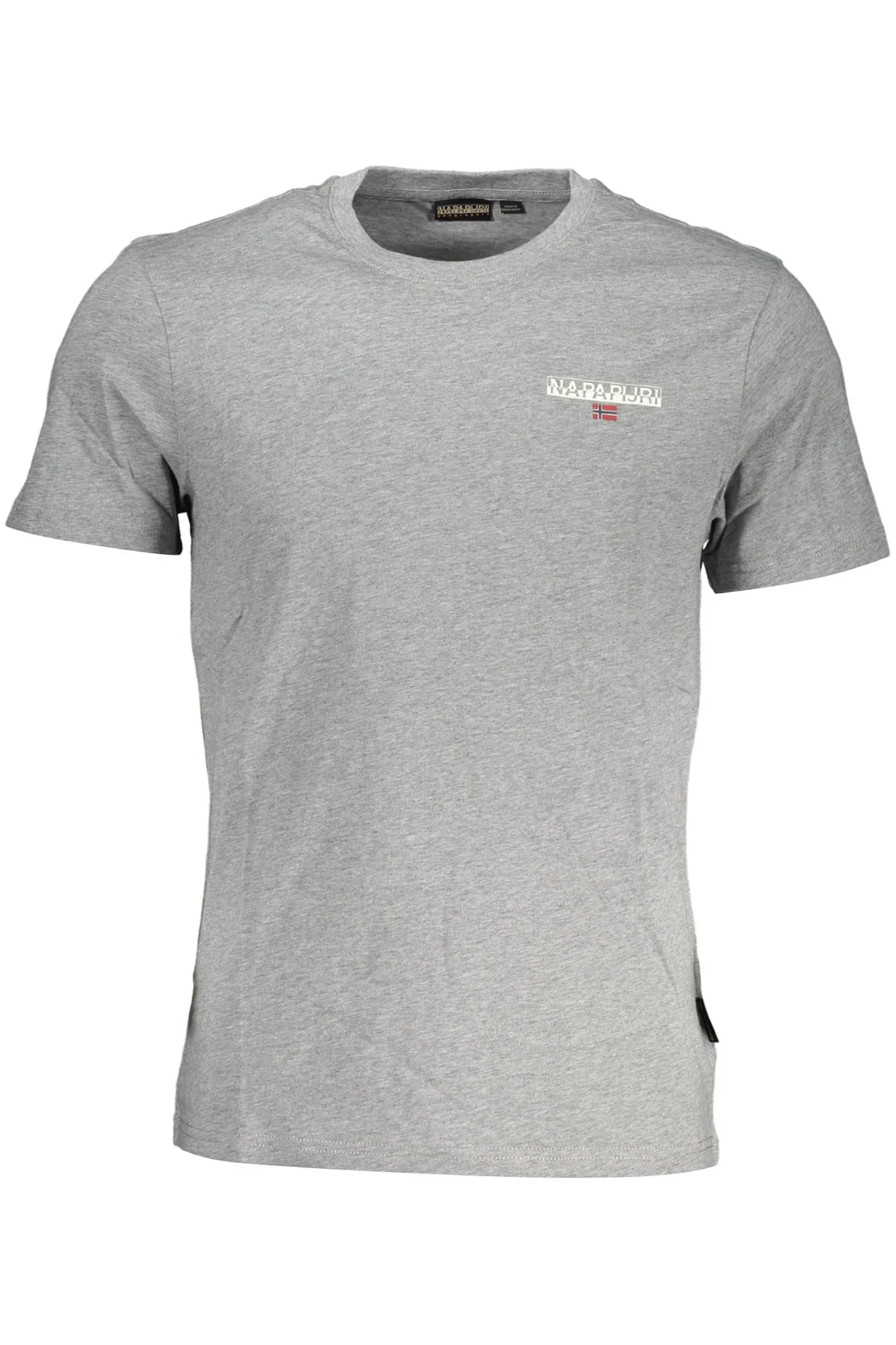 Herren KURZARM-T-SHIRT Grau NP0A4GWIS-ICESS2_A2321FC_GRIGIO160
