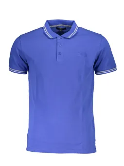 Cavalli Class Herren Poloshirt Blau mieten - Flex-Fashion