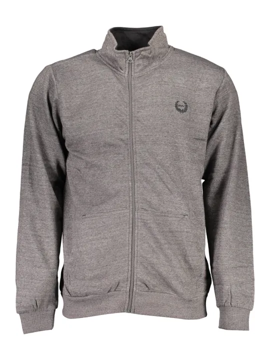 GIAN MARCO VENTURI Herren LANGARM-SWEATSHIRT Grau
