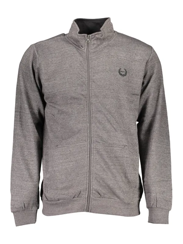 GIAN MARCO VENTURI Herren LANGARM-SWEATSHIRT Grau