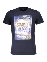Cavalli Class Herren KURZARM-T-SHIRT Blau | online kaufen