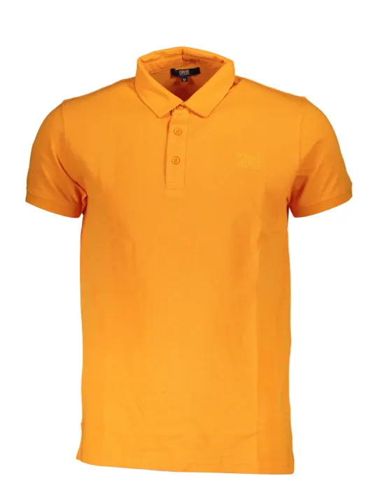 Cavalli Class Herren KURZARM-POLOSHIRT Orange