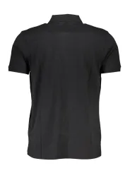 GIAN MARCO VENTURI Herren KURZARM-POLOSHIRT Schwarz