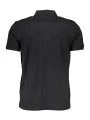 GIAN MARCO VENTURI Herren KURZARM-POLOSHIRT Schwarz